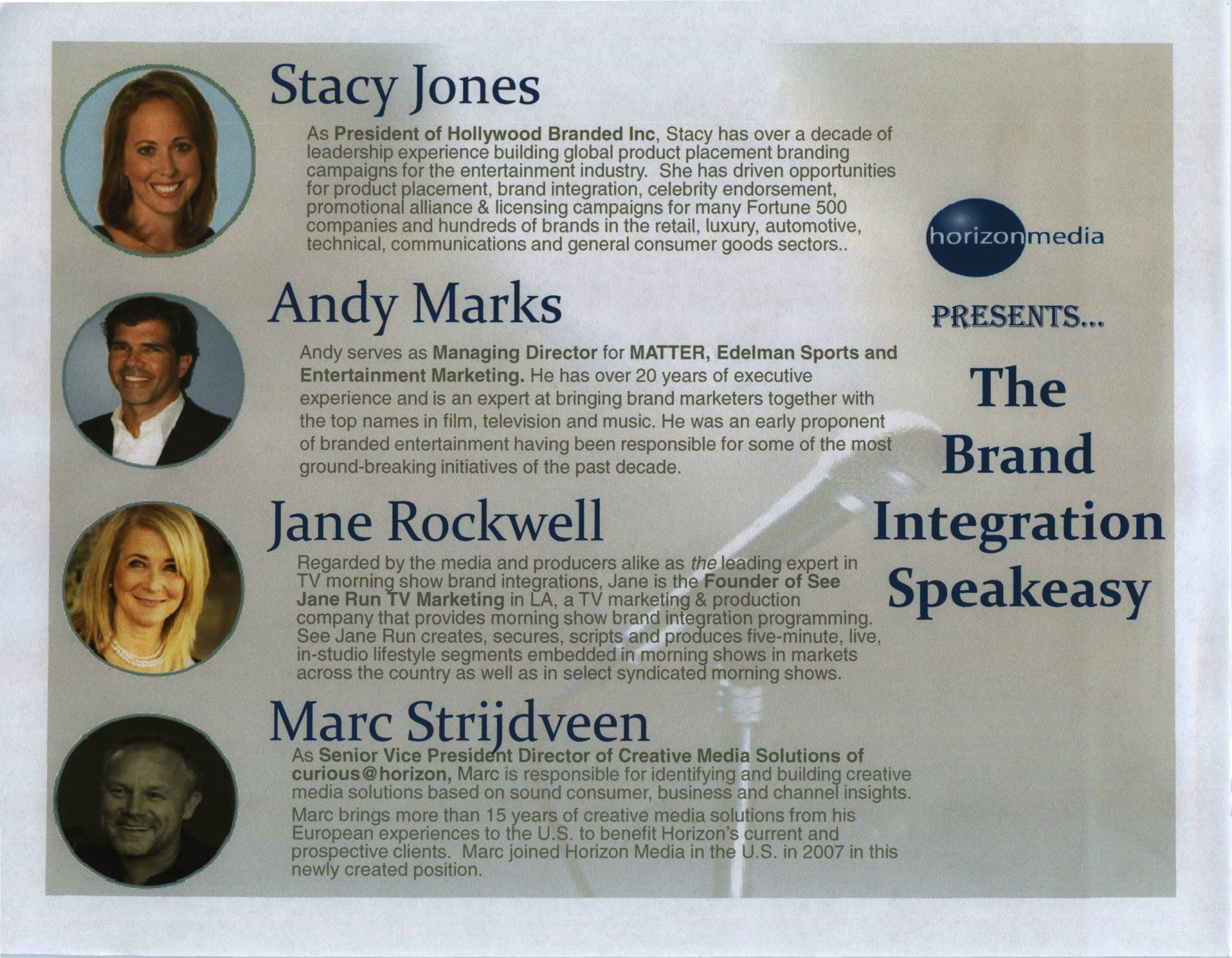 Horizon Media Speakeasy