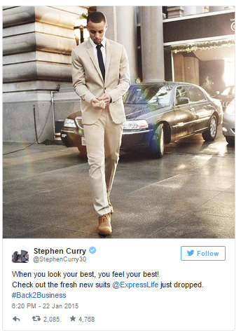 Stephen Curry and Express