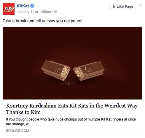 KitKat Nestle Kourtney Kardashian