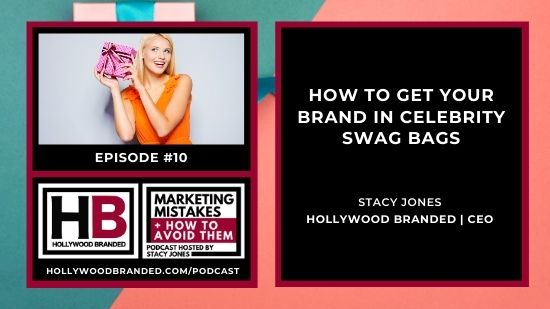 how to get your brand in celebrity swag bags