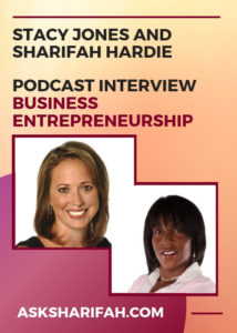 stacy jones and sharifah hardie interview