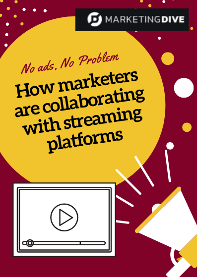 how marketers are collaborating with streaming platforms
