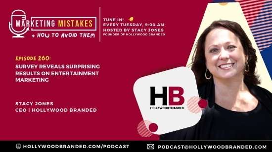 EP 260 Survey Reveals Surprising Results on Entertainment Marketing with Stacy Jones