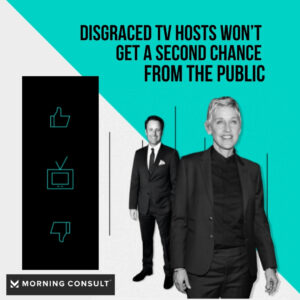 morning consult disgrace tv hosts won't get a second chance from the publich