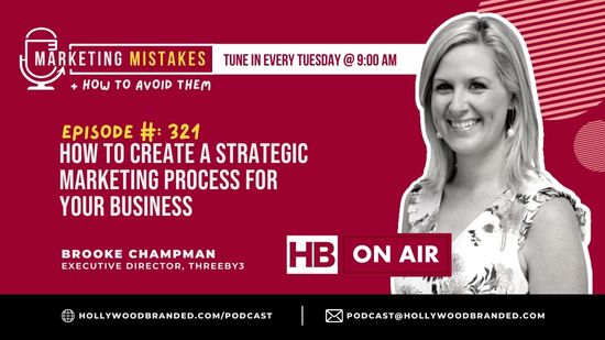 EP321 How To Create A Strategic Marketing Process For Your Business With Brooke Champman Threeby3