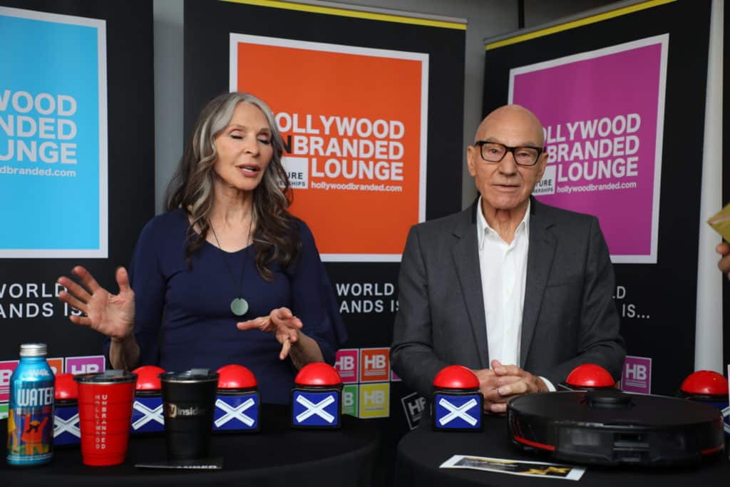 Patrick Stewart & Gates McFadden