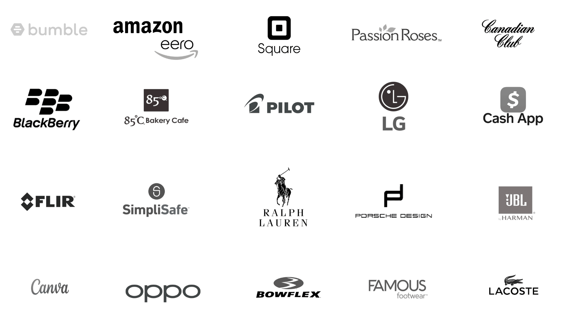 Brand Logos For Website