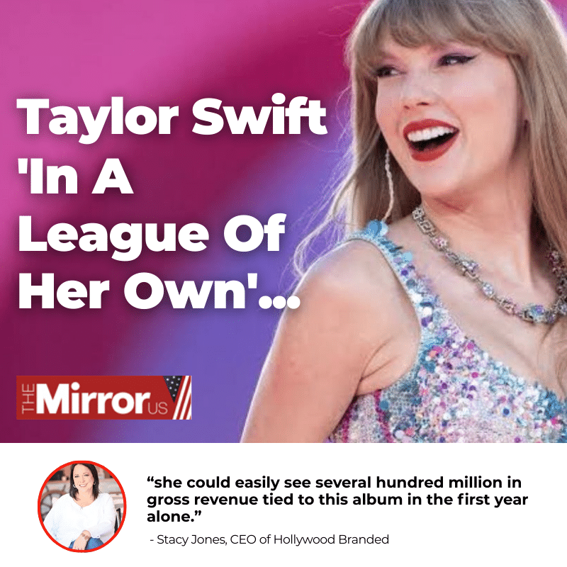 Taylor Swift in a league of her own as shes set to rake in 9 figure sum