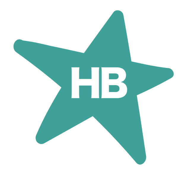 Hollywood Branded turquoise star logo - creative pop culture partnership agency