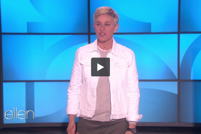 Bumble brand integration in ELLEN DEGENERES